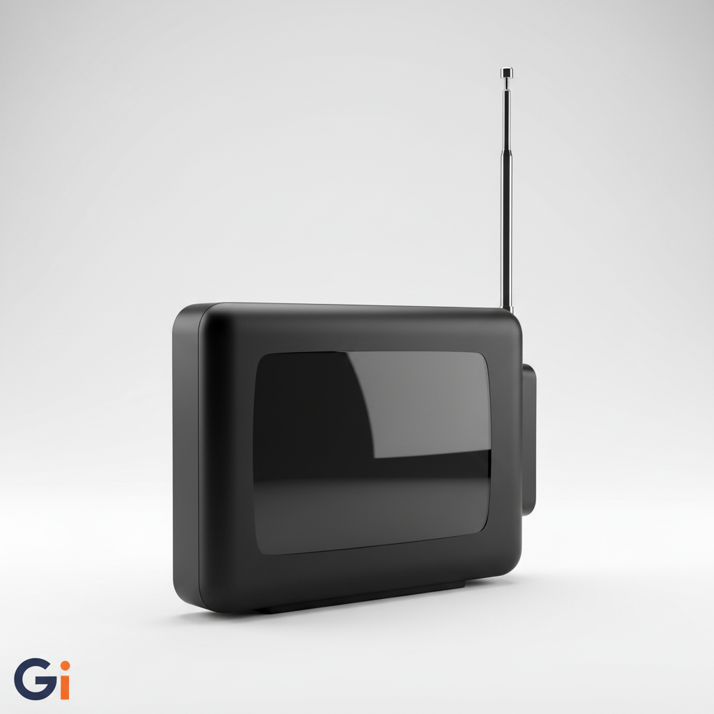 TV Portátil 10" — Vista lateral GAMAISTMO